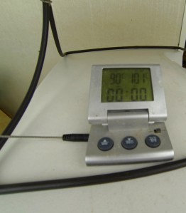 90°C enligt termometern