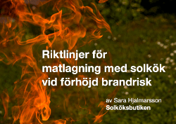 Riktlinjer för matlagning med solkök vid förhöjd brandrisk - PDF häfte